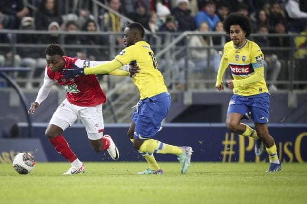 DIAKHON MAMADOU 7 FOOTBALL : Fc Sochaux vs Stade De Reims - Coupe De France - 21 01 2024 ElyxandroCegarra Panoramic 
