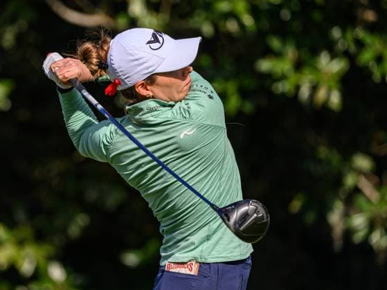 January 21, 2024: Gaby Lopez of Mexico on the first tee starts final round of Hilton Grand Vacations Tournament of Champions held at Lake Nona Golf & Country Club in Orlando, FL. Romeo T Guzman CSM Orlando USA - ZUMAcg2_ 20240121_faf_cg2_031 Copyright: xRomeoxGuzmanx