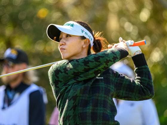 January 21, 2024: Lydia Ko of New Zealand plays her shot from the tenth tee during final round of Hilton Grand Vacations Tournament of Champions held at Lake Nona Golf & Country Club in Orlando, FL. Romeo T Guzman CSM Orlando USA - ZUMAcg2_ 20240121_faf_cg2_033 Copyright: xRomeoxGuzmanx