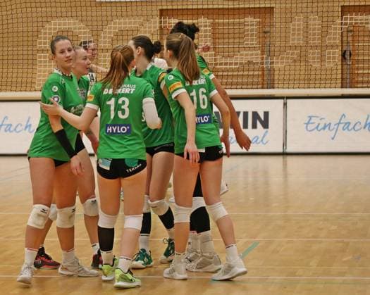 21.01.2024, xmohx, Volleyball 2.Bundesliga Süd, proWIN Volleys TV Holz - DJK Sportbund München Ost emspor, v.l. Holz bejubelt einen Punkt (DFL DFB REGULATIONS PROHIBIT ANY USE OF PHOTOGRAPHS as IMAGE SEQUENCES and or QUASI-VIDEO) Saarbrücken