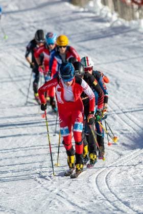 Sport Themen der Woche KW03 Sport Bilder des Tages ISMF Ski Mountaineering World Cup Comapedrosa Werner Marti of Switzerland is in action during the ISMF Ski Mountaineering World Cup Comapedrosa Vertical Race Senior Men in Arinsal, Andorra, on January 21, 2024. Andorra  Copyright: xMartinxSilvaxCosentinox originalFilename:silvacosentino-wernerma240121_npvmk.jpg