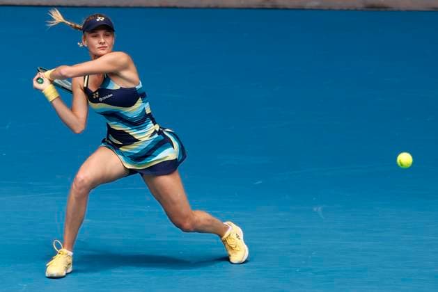 22nd January 2024; Melbourne Park, Melbourne, Victoria, Australia; Australian Open Tennis Championship Day 9; Dayana Yastremska UKR) in action during the round four singles match against Victoria Azarenka  ActionPlus12600593 NaFoto