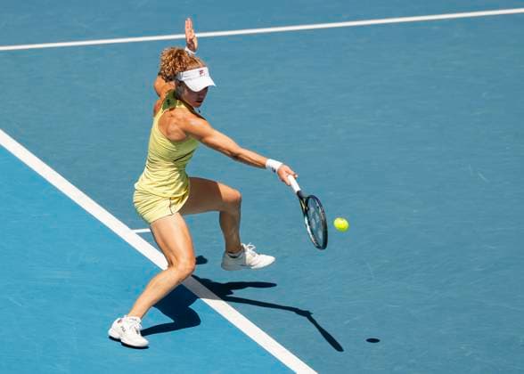 Barbora Krejcikova Laura Siegemund, Damen Doppel, Australian Open 2024, Melbourne Park, Melbourne, Victoria, Australia. Copyright: xJuergenxHasenkopfx