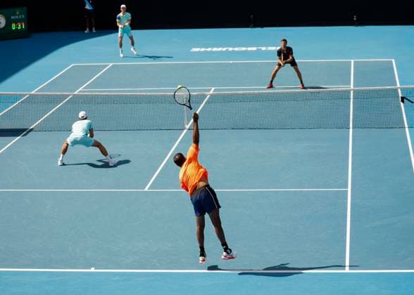 Rohan Bopanna Matthew Ebden, Herren Doppel, Australian Open 2024, Melbourne Park, Melbourne, Victoria, Australia. Copyright: xJuergenxHasenkopfx