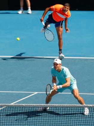 Rohan Bopanna Matthew Ebden, Herren Doppel, Australian Open 2024, Melbourne Park, Melbourne, Victoria, Australia. Copyright: xJuergenxHasenkopfx