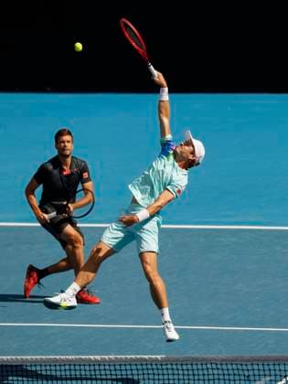 Wesley Koolhof Nikola Mektic, Herren Doppel, Australian Open 2024, Melbourne Park, Melbourne, Victoria, Australia. Copyright: xJuergenxHasenkopfx