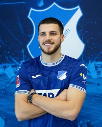 21.01.2024, GER, Fußball, Herren, 1. BL 2023 2024, TSG 1899 Hoffenheim, Transfer David Jurasek (TSG Hoffenheim) Zuzenhausen Deutschland