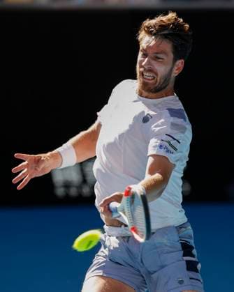 Cameron Norrie, Australian Open 2024, Melbourne Park, Melbourne, Victoria, Australia. Copyright: xJuergenxHasenkopfx