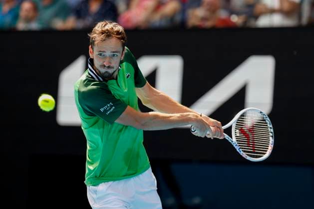 Daniil Medvedev, Australian Open 2024, Melbourne Park, Melbourne, Victoria, Australia. Copyright: xJuergenxHasenkopfx
