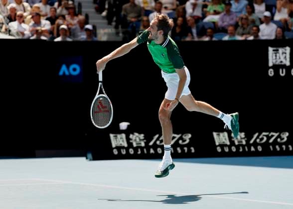 Daniil Medvedev, Australian Open 2024, Melbourne Park, Melbourne, Victoria, Australia. Copyright: xJuergenxHasenkopfx