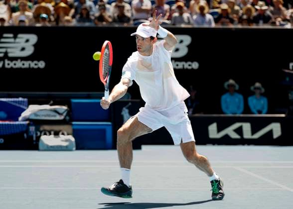 Nuno Borges (POR), Australian Open 2024, Melbourne Park, Melbourne, Victoria, Australia. Copyright: xJuergenxHasenkopfx