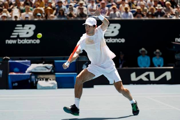 Nuno Borges (POR), Australian Open 2024, Melbourne Park, Melbourne, Victoria, Australia. Copyright: xJuergenxHasenkopfx