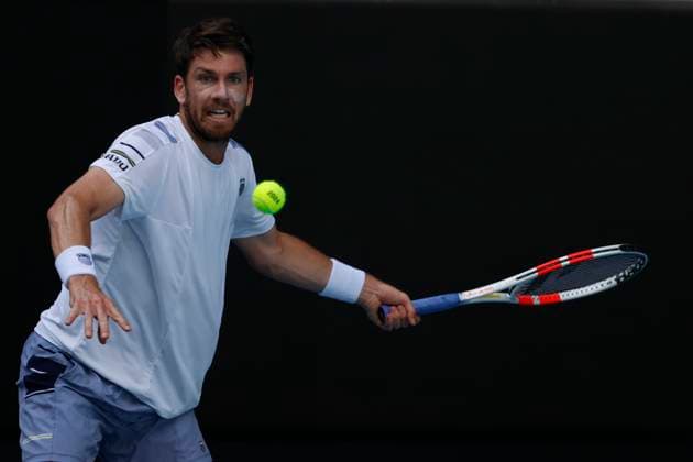 22nd January 2024; Melbourne Park, Melbourne, Victoria, Australia; Australian Open Tennis Championship Day 9; Cameron Norrie (GBR) in action during the round four singles match against Alexander Zverev (GER)  ActionPlus12600683 NaFoto