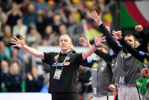 Handball, EM 2024 in Deutschland, Die Highlights Trainer Bundestrainer Alfred GISLASON (GER) Gestik, Geste, Deutschland (GER) vs. Ungarn (HUN), 3. Spieltag Hauptrunde Main Round in Koeln, am 22.01.2024 Handball Europameisterschaft der Maenner, vom 10.01 - 28.01.2024 in Deutschland Germany Sven Simon