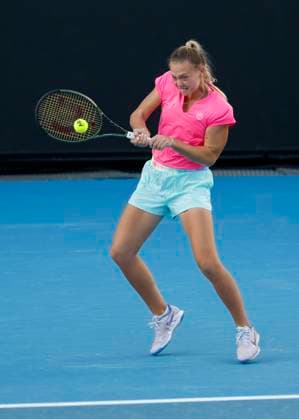 Yuliya Perapekhina Asylzhan Arystanbekova, Maedchen Doppel GD, Australian Open 2024, Melbourne Park, Melbourne, Victoria, Australia. Copyright: xJuergenxHasenkopfx