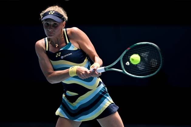 Dayana Yastremska (UKR) during her Quarter Final match Australian Open, Day Eleven, Tennis, Melbourne Park, Melbourne, Australia - 24 Jan 2024  Copyright: xJamesxGourley Shutterstockx 14312088q