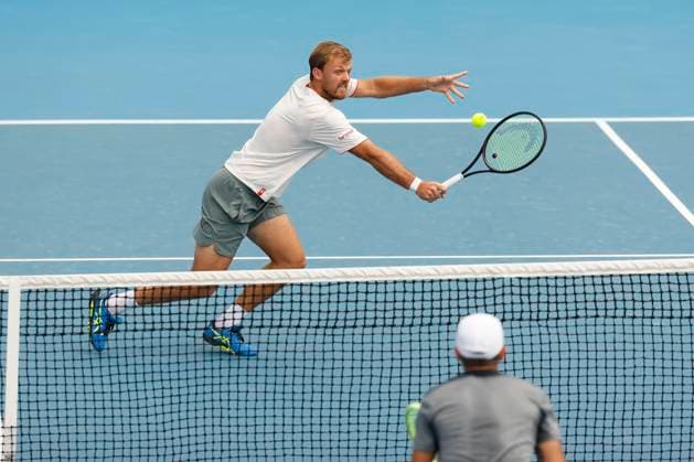 Kevin Krawietz Tim Puetz, Herren Doppel, Australian Open 2024, Melbourne Park, Melbourne, Victoria, Australia. Copyright: xJuergenxHasenkopfx