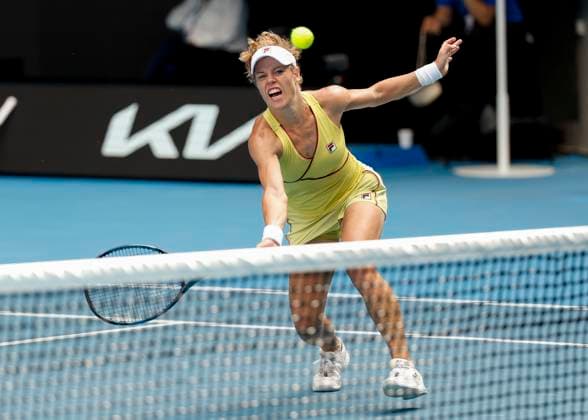 Barbora Krejcikova Laura Siegemund, Damen Doppel, Australian Open 2024, Melbourne Park, Melbourne, Victoria, Australia. Copyright: xJuergenxHasenkopfx