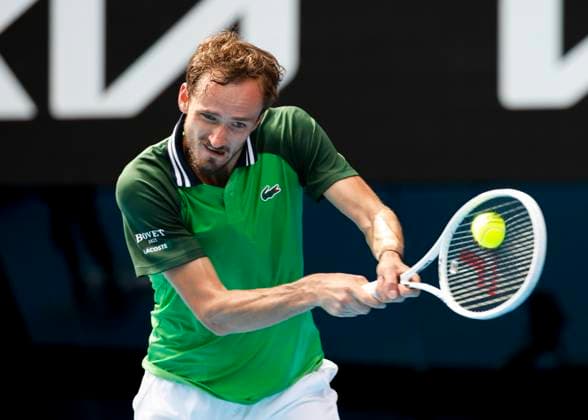 Daniil Medvedev, Australian Open 2024, Melbourne Park, Melbourne, Victoria, Australia. Copyright: xJuergenxHasenkopfx