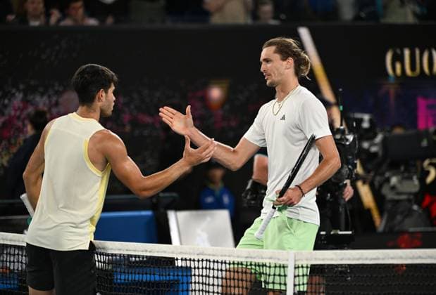 2024 Australian Open Alexander Zverev (GER) , Carlos Alcaraz (ESP)