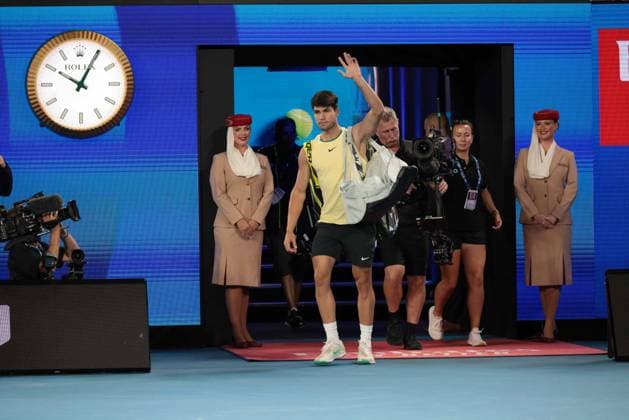 Tennis - Australian open 2024 - Carlos Alcaraz TENNIS : Open Australie 2024 - 24 01 2024 Panoramic Panoramic 