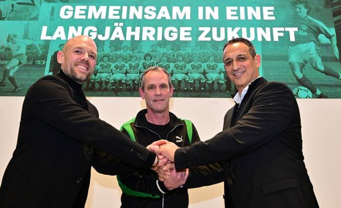 Sport Themen der Woche KW04 24.01.2024 - SpVgg Greuther Fürth Fuerth - Neujahrsempfang - - xwoxzix - Holger Schwiewagner (Geschäftsführer Vizepräsident SpVgg Greuther Fürth ) Johan Adamsson (Vice President Sports Marketing & Sports Licensing PUMA ) Rachid Azzouzi (Sportdirektor Geschäftsführer SpVgg Greuther Fürth ) *** 24 01 2024 SpVgg Greuther Fürth Fuerth New Years reception xwoxzix Holger Schwiewagner Managing Director Vice President SpVgg Greuther Fürth Johan Adamsson Vice President Sports Marketing Sports Licensing PUMA Rachid Azzouzi Sports Director Managing Director Sports SpVgg Greuther Fürth