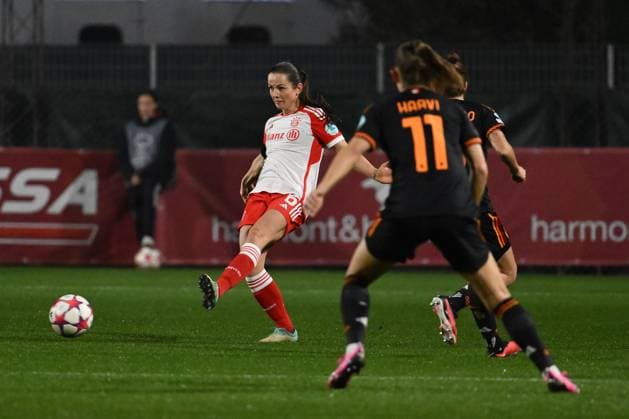 Tuva Hansen of FC Bayern Munchen during the day 5 Group C of the UEFA Women s Champions League between A.S. Roma vs F.C. Bayern Munchen, 24 January 2024 at the Stadio Tre Fontane in Rome, Italy.  Copyright: xDomenicoxCippitelli IPAxSportx x xx IPA_42928480 IPA_Agency_IPA42928480