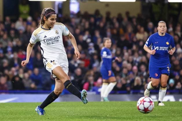 Chelsea Women v Real Madrid Women UEFA Womens Champions League Kenti Robles of Real Madrid Women during the UEFA Womens Champions League Group D match at Stamford Bridge, London Copyright: xChrisxMyattx FIL-19555-0037 UK Newspapers OUT