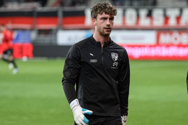 3. Liga; FC Ingolstadt 04 - Preußen Münster; vor dem Spiel Torwart Maurice Dehler (46, FCI) 3. Liga - FC Ingolstadt 04 Saison 2023 2024 Preußen Münster