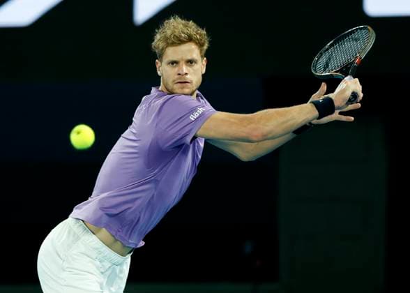 Yannick Hanfmann Dominik Koepfer, Herren Doppel, Australian Open 2023, Melbourne Park, Melbourne, Victoria, Australia. Copyright: xJuergenxHasenkopfx