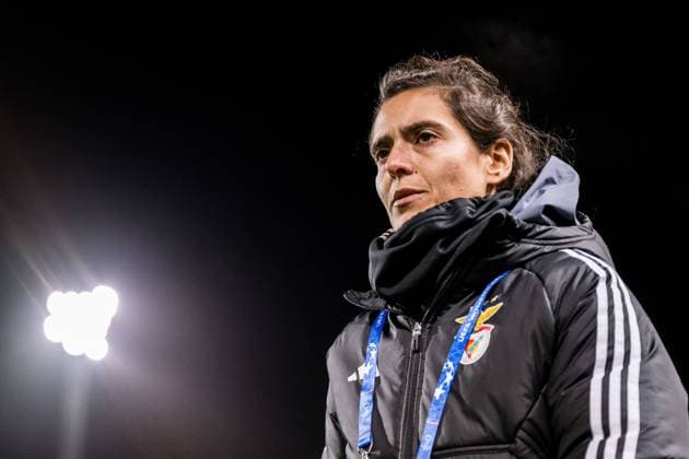 240125 Head coach Filipa Patao of Benfica ahead of the UEFA Women s Champions League football match between FC Rosengard and Benfica on January 25, 2024 in Malmö. Photo: Petter Arvidson BILDBYRAN kod PA PA0740 fotboll football soccer fotball champions league fc rosengard benfica dam bbeng Copyright: PETTERxARVIDSON BB240125PA149