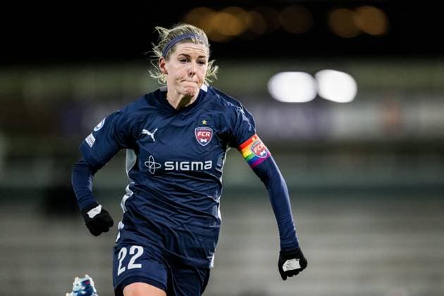 240125 Olivia Schough of FC Rosengard during the UEFA Women s Champions League football match between FC Rosengard and Benfica on January 25, 2024 in Malmö. Photo: Petter Arvidson BILDBYRAN kod PA PA0740 fotboll football soccer fotball champions league fc rosengard benfica dam bbeng Copyright: PETTERxARVIDSON BB240125PA177