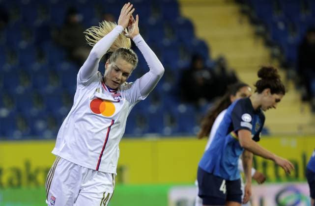 WOMEN SOCCER - UEFA CL, St.Poelten vs Lyon SANKT POELTEN,AUSTRIA,25.JAN.24 - WOMEN SOCCER - UEFA Women s Champions League, group stage, SKN Sankt Poelten vs Olympique Lyonnais. Image shows Ada Hegerberg (Lyon).  GEPAxpictures xWalterxLuger