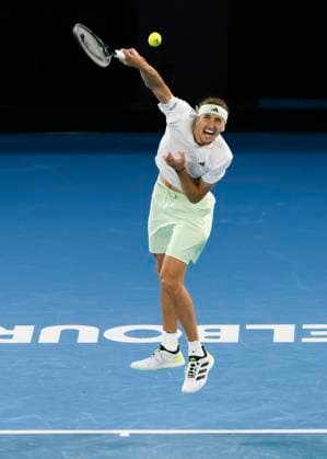Alexander Zverev (GER), Australian Open 2024, Melbourne Park, Melbourne, Victoria, Australia. Copyright: xJuergenxHasenkopfx