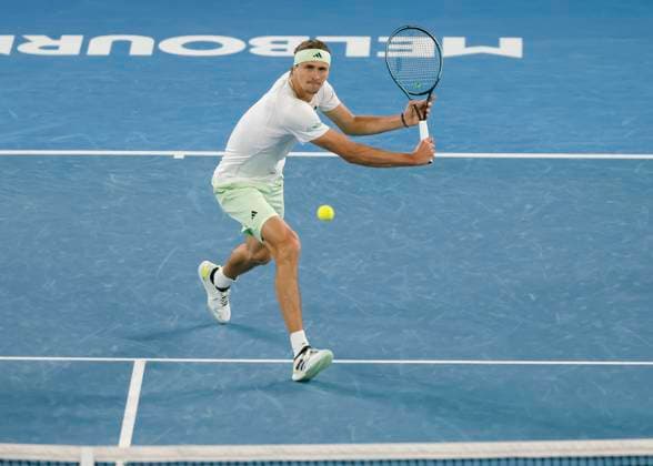 Alexander Zverev (GER), Australian Open 2024, Melbourne Park, Melbourne, Victoria, Australia. Copyright: xJuergenxHasenkopfx