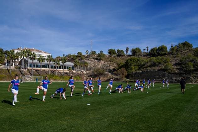 26.01.2024, Alicante, Campoamor, Friendly Match: Grasshopper Club Zürich - 1. FC Union Berlin, Alicante Campoamor Alicante Switzerland Copyright: xJustPictures.ch DanielaxPorcellix