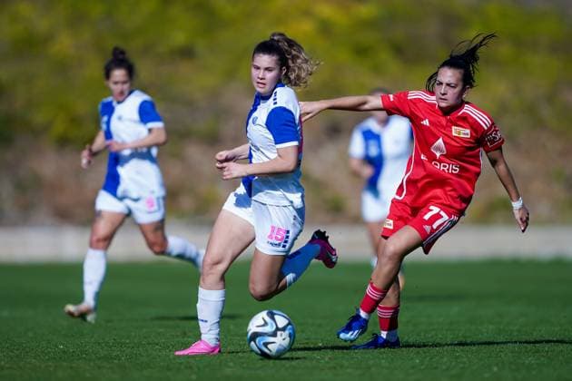 26.01.2024, Alicante, Campoamor, Friendly Match: Grasshopper Club Zürich - 1. FC Union Berlin, 15 Noemi Ivelj (GC) Alicante Campoamor Alicante Switzerland Copyright: xJustPictures.ch DanielaxPorcellix