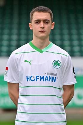 26.01.2024 - SpVgg Greuther Fürth ( Kleeblatt Spielvereinigung ) - 2. Fussball Bundesliga - Saison 2023 2024 - Fototermin Porträttermin Vorstellung Präsentation Pressetermin - - Einzelbild Einzelfoto Portrait Porträt Kopfbild - Denis Pfaffenrot (34, SpVgg Greuther Fürth )