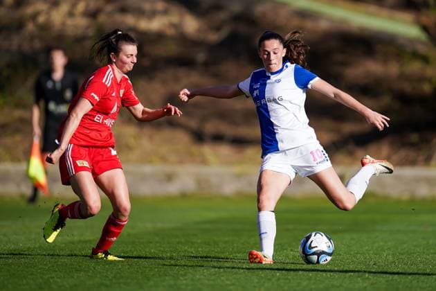 26.01.2024, Alicante, Campoamor, Friendly Match: Grasshopper Club Zürich - 1. FC Union Berlin, 10 Yllka Kadriu (GC) Alicante Campoamor Alicante Switzerland Copyright: xJustPictures.ch DanielaxPorcellix