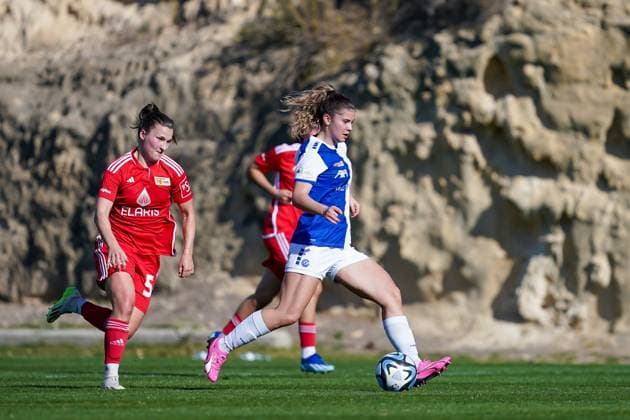 26.01.2024, Alicante, Campoamor, Friendly Match: Grasshopper Club Zürich - 1. FC Union Berlin, 15 Noemi Ivelj (GC) Alicante Campoamor Alicante Switzerland Copyright: xJustPictures.ch DanielaxPorcellix