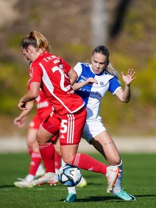 26.01.2024, Alicante, Campoamor, Friendly Match: Grasshopper Club Zürich - 1. FC Union Berlin, 8 Ella Ljustina (Grasshopper Club Zürich) Alicante Campoamor Alicante Switzerland Copyright: xJustPictures.ch DanielaxPorcellix