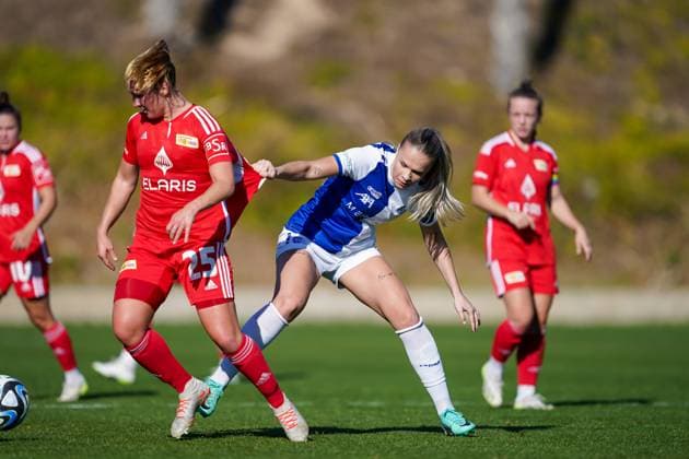 26.01.2024, Alicante, Campoamor, Friendly Match: Grasshopper Club Zürich - 1. FC Union Berlin, 8 Ella Ljustina (Grasshopper Club Zürich) Alicante Campoamor Alicante Switzerland Copyright: xJustPictures.ch DanielaxPorcellix
