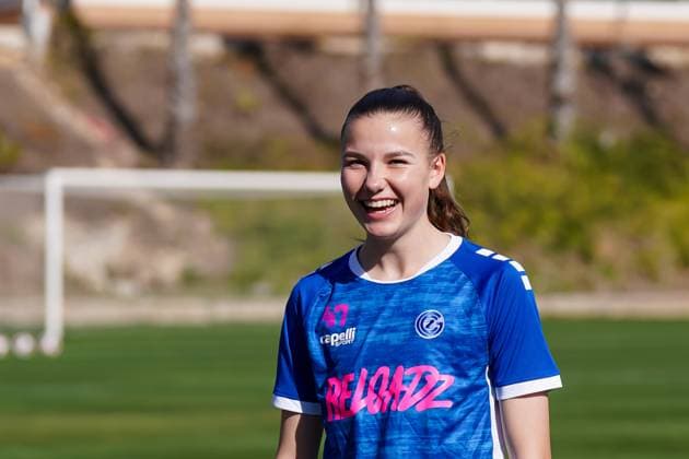 26.01.2024, Alicante, Campoamor, Friendly Match: Grasshopper Club Zürich - 1. FC Union Berlin, Giulia Looser Alicante Campoamor Alicante Switzerland Copyright: xJustPictures.ch DanielaxPorcellix