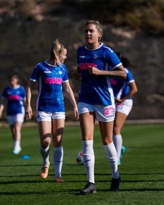 26.01.2024, Alicante, Campoamor, Friendly Match: Grasshopper Club Zürich - 1. FC Union Berlin, 27 Melanie Müller (Grasshopper Club Zürich) Alicante Campoamor Alicante Switzerland Copyright: xJustPictures.ch DanielaxPorcellix