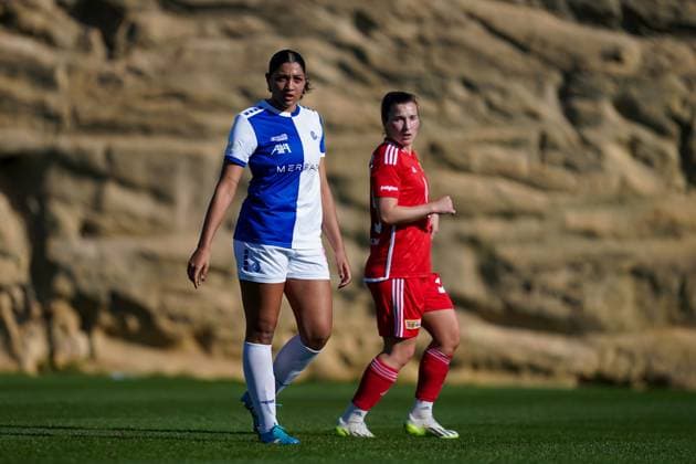 26.01.2024, Alicante, Campoamor, Friendly Match: Grasshopper Club Zürich - 1. FC Union Berlin, 44 Lillian Schertenleib (Grasshopper Club Zürich) Alicante Campoamor Alicante Switzerland Copyright: xJustPictures.ch DanielaxPorcellix