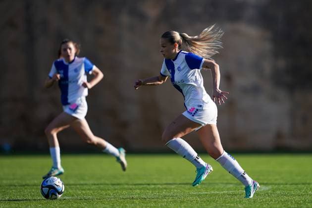 26.01.2024, Alicante, Campoamor, Friendly Match: Grasshopper Club Zürich - 1. FC Union Berlin, 8 Ella Ljustina (Grasshopper Club Zürich) Alicante Campoamor Alicante Switzerland Copyright: xJustPictures.ch DanielaxPorcellix