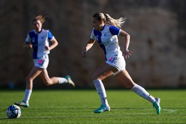 26.01.2024, Alicante, Campoamor, Friendly Match: Grasshopper Club Zürich - 1. FC Union Berlin, 8 Ella Ljustina (Grasshopper Club Zürich) Alicante Campoamor Alicante Switzerland Copyright: xJustPictures.ch DanielaxPorcellix