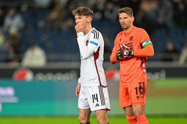 2. Bundesliga - Hannover 06 - 1. FC Nürnberg am 26.01.2024 in der HDI Arena in Hannover Benjamin Goller (Nuernberg) unzufrieden, enttäuscht, enttaeuscht, niedergeschlagen.