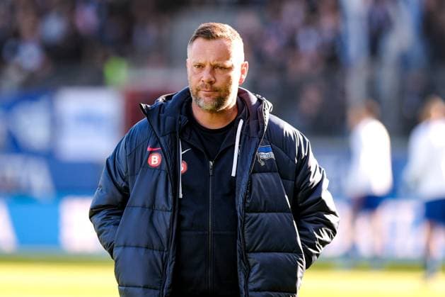 Pal Dardai (Hertha BSC, Trainer), GER, SV Wehen Wiesbaden vs. Hertha BSC, Fussball, 2. Bundesliga, 19. Spieltag, Spielzeit 2023 2024, 27.01.2024 DFL REGULATIONS PROHIBIT ANY USE OF PHOTOGRAPHS AS IMAGE SEQUENCES AND OR QUASI-VIDEO GER, SV Wehen Wiesbaden vs. Hertha BSC, Fussball, 2. Bundesliga, 19. Spieltag, Spielzeit 2023 2024, 27.01.2024 Wiesbaden