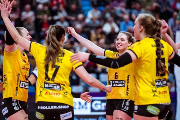 VBL Volleyball-Bundesliga; SC Potsdam - VfB Suhl LOTTO Thüringen; 27.01.2024 VBL Volleyball-Bundesliga; SC Potsdam - VfB Suhl LOTTO Thüringen; 27.01.2024 Copyright: xBEAUTIFULxSPORTS NicolxMarschallx
